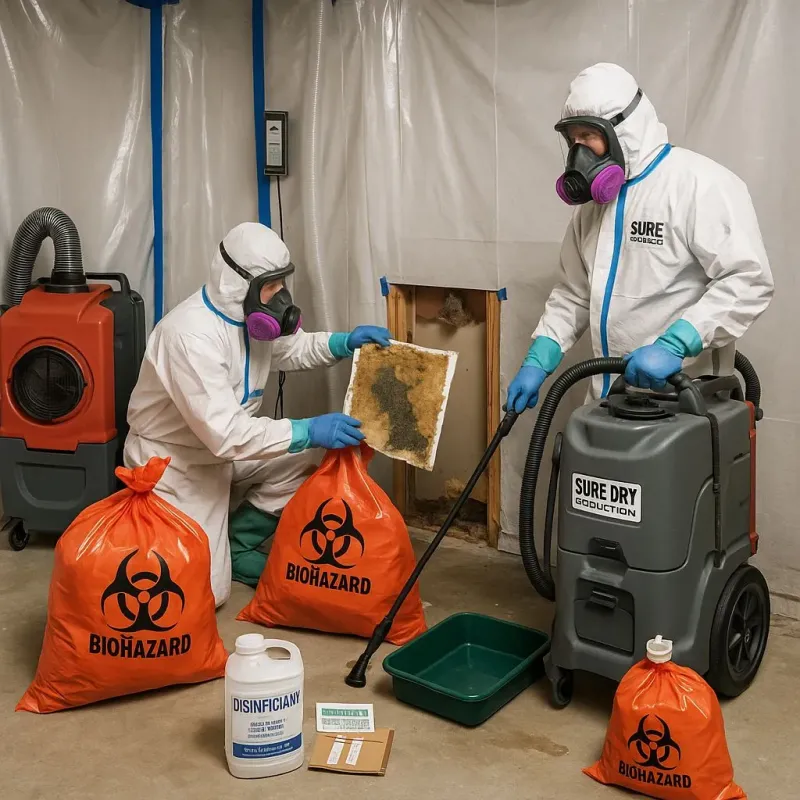 Contaminated Water Handling Protocols process in Oakdale, MN