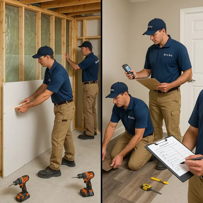 Repairs and Reconstruction process in Oakdale, MN